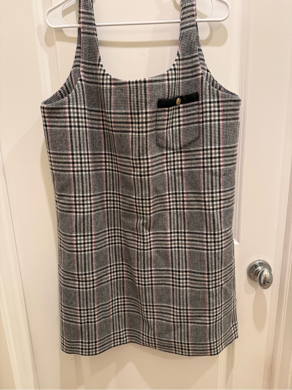 VWT Vineyard Vines Plaid Wool Blend Mini Dress Lined Sleeveless NWT